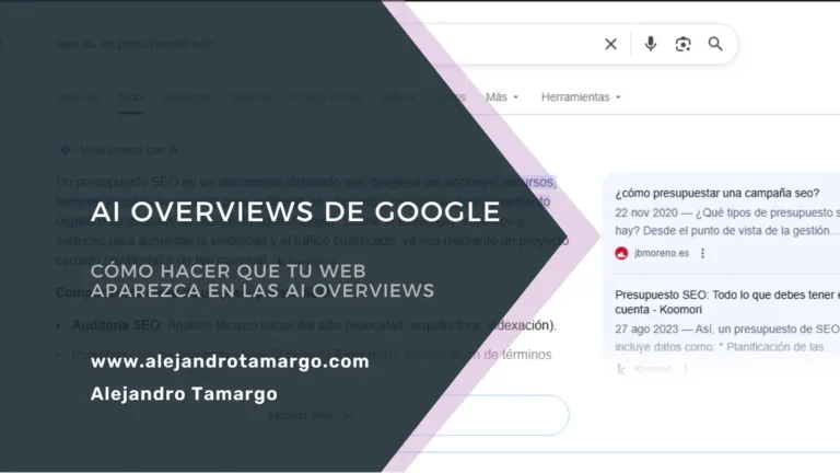 Cómo optimizar tu web para AI Overviews de Google en 2026