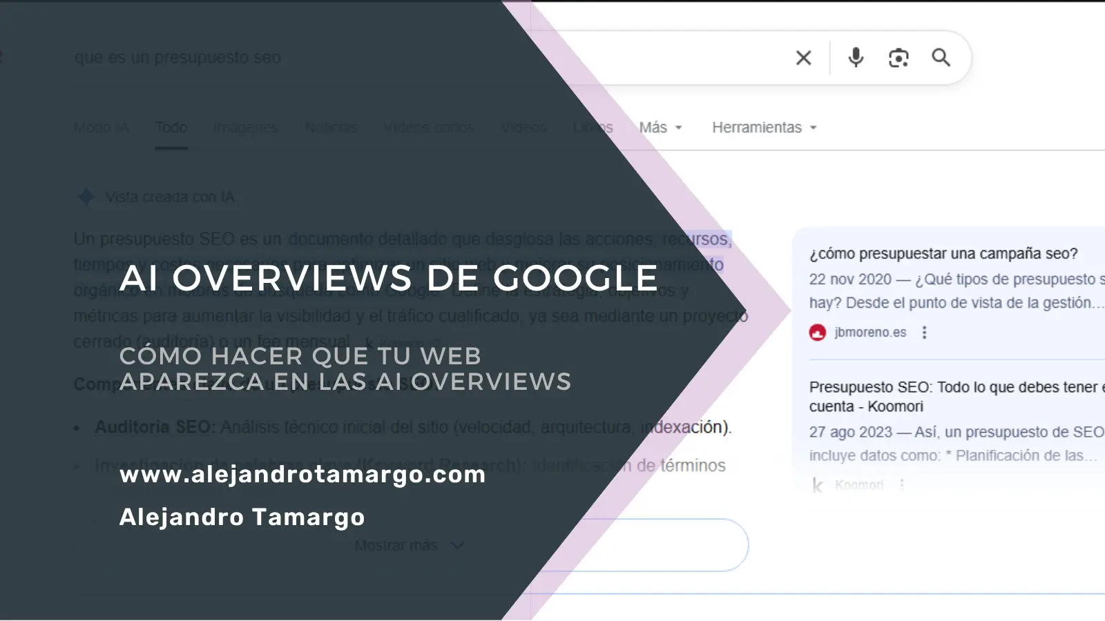 Cómo optimizar tu web para AI Overviews de Google en 2026