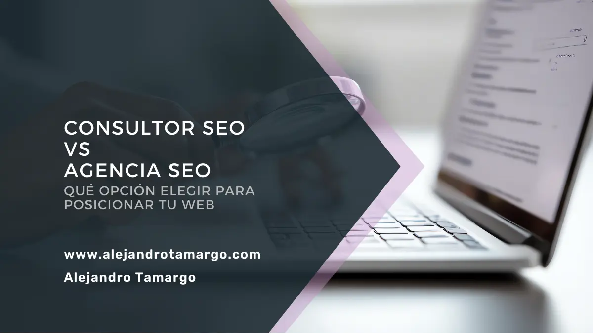 Consultor SEO vs Agencia SEO: qué opción elegir para posicionar tu web